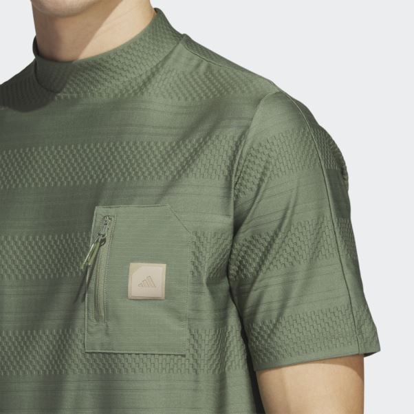 Polo Adicross Pocket Golf Vert Naturel S10 Adidas