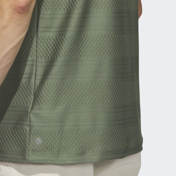 Polo Adicross Pocket Golf Vert Naturel S10 Adidas