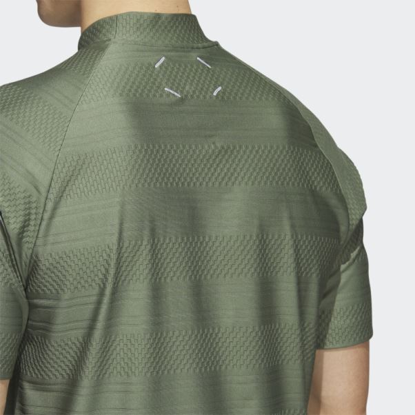 Polo Adicross Pocket Golf Vert Naturel S10 Adidas