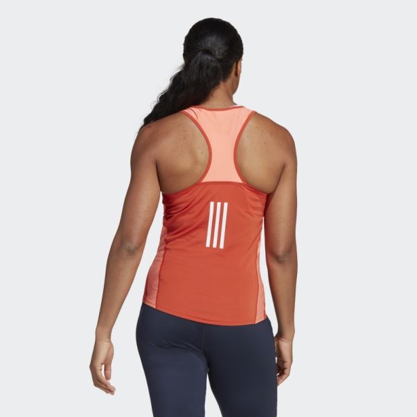 Boston Marathon 2023 Running Débardeur Adidas Rouge