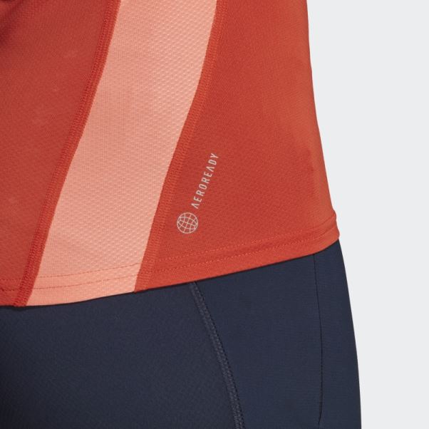 Boston Marathon 2023 Running Débardeur Adidas Rouge