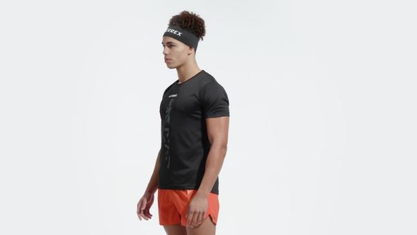T-shirt Terrex Agravic Trail Running Noir Adidas