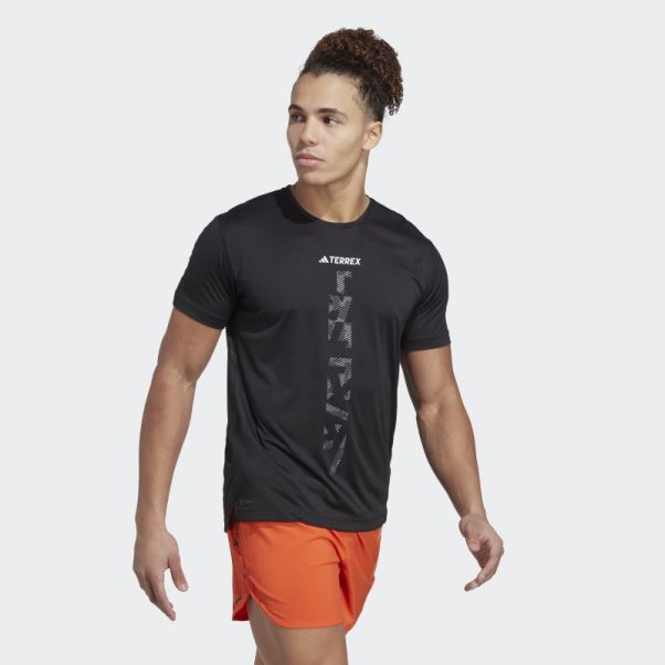 T-shirt Terrex Agravic Trail Running Noir Adidas