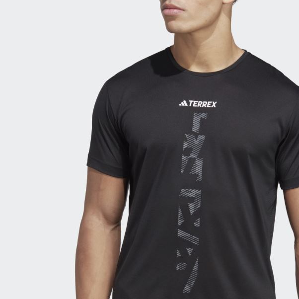 T-shirt Terrex Agravic Trail Running Noir Adidas