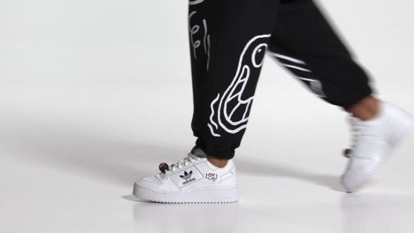 Chaussures Adidas Forum Bold X André Saraiva Blanc