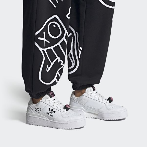 Chaussures Adidas Forum Bold X André Saraiva Blanc