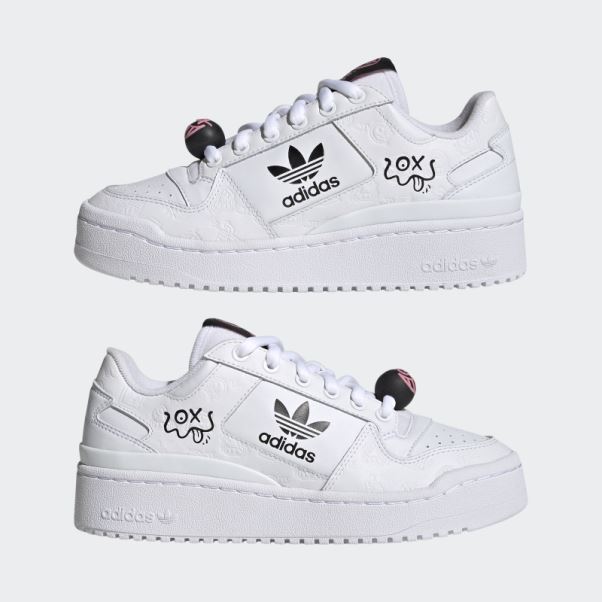 Chaussures Adidas Forum Bold X André Saraiva Blanc