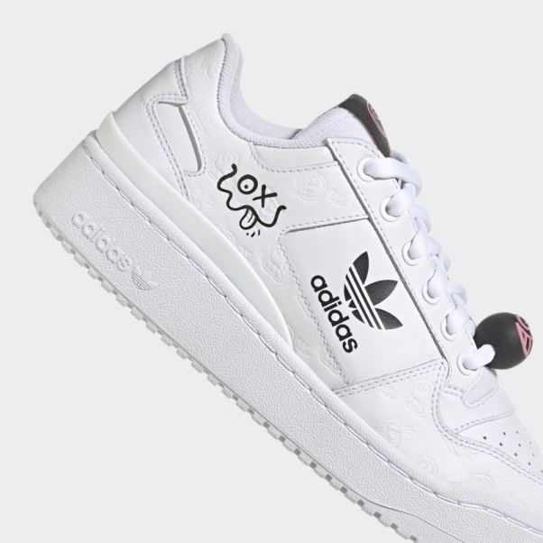 Chaussures Adidas Forum Bold X André Saraiva Blanc
