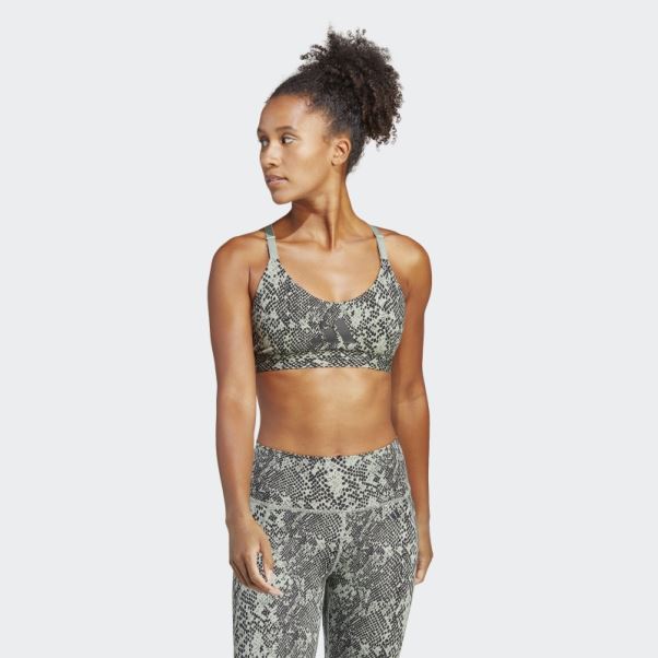 Soutien-gorge à Maintien Léger Adidas Aeroimpact Training Noir