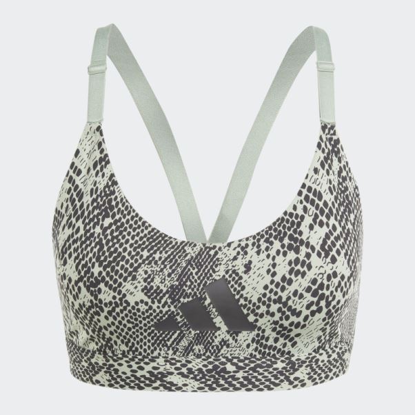 Soutien-gorge à Maintien Léger Adidas Aeroimpact Training Noir