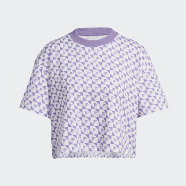 Tee Shirt All Szn X Logomania Blanc Adidas