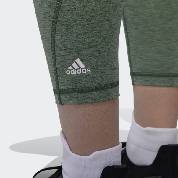 Vert Oxyde Mel Optime Formation 7/8 Leggings Adidas