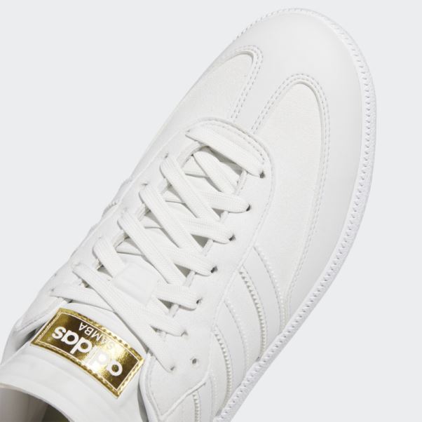 Adidas Chaussures De Golf Sans Crampons édition Spéciale Samba Blanc