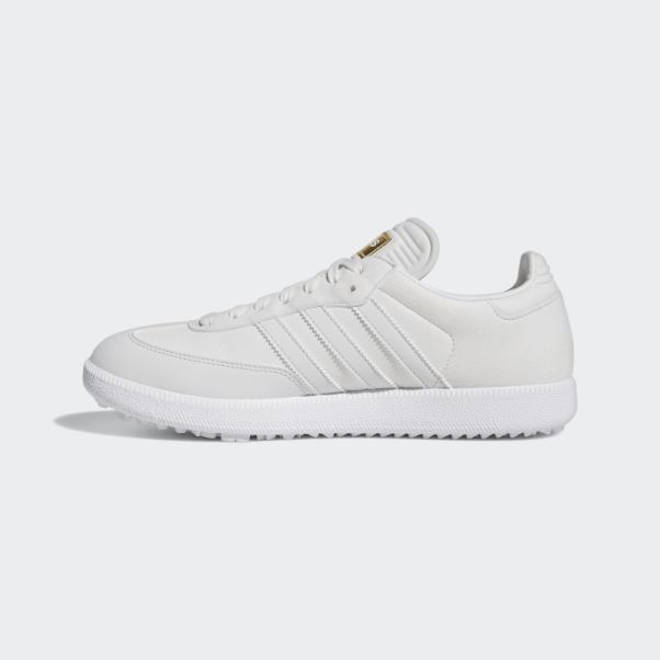 Adidas Chaussures De Golf Sans Crampons édition Spéciale Samba Blanc