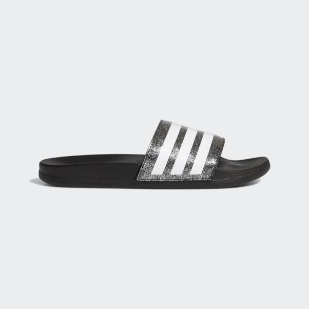 Claquettes Adidas Confort Adilette Noir/blanc