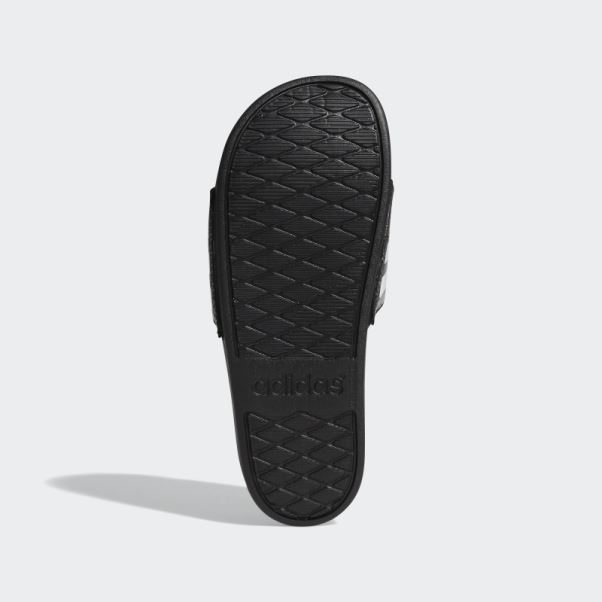 Claquettes Adidas Confort Adilette Noir/blanc