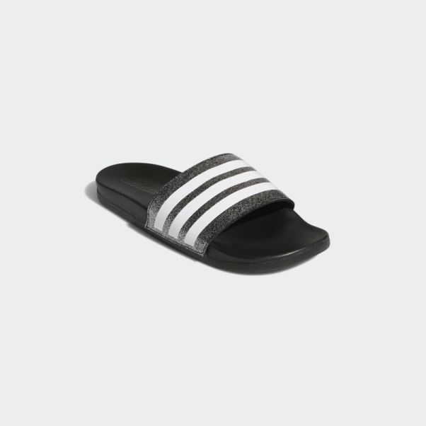 Claquettes Adidas Confort Adilette Noir/blanc