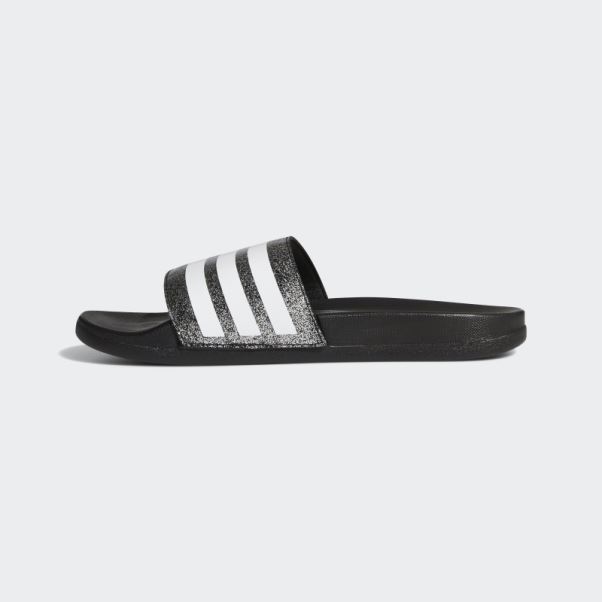 Claquettes Adidas Confort Adilette Noir/blanc