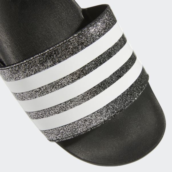 Claquettes Adidas Confort Adilette Noir/blanc