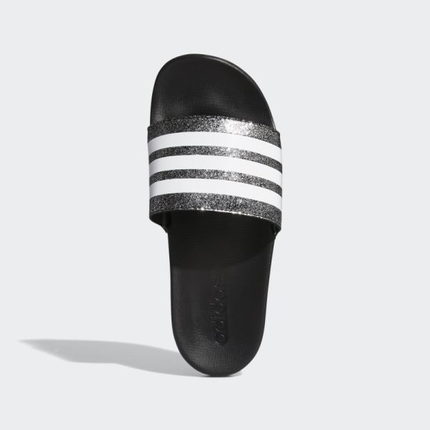 Adidas Adilette Claquettes Confort Noir/blanc