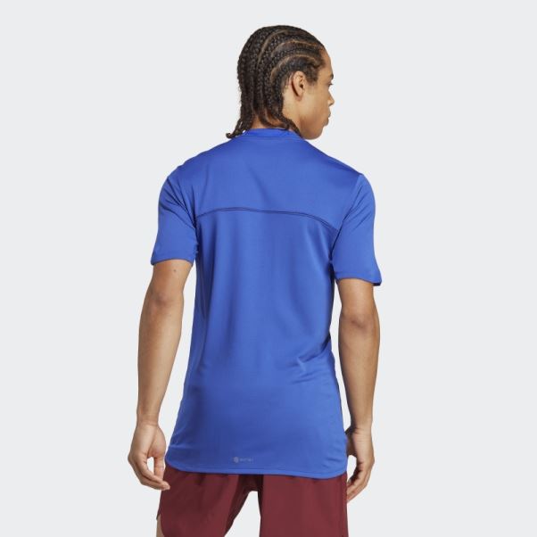 T-shirt D'entraînement Conçu 4 Training Heat.rdy Hiit Adidas Bleu