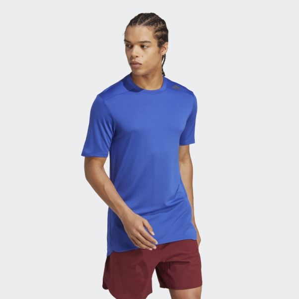 Adidas T-shirt D'entraînement Conçu 4 Training Heat.rdy Hiit Bleu