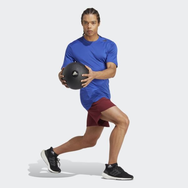 Adidas T-shirt D'entraînement Conçu 4 Training Heat.rdy Hiit Bleu