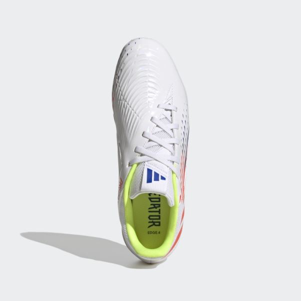 Prédateur Edge.4 Indoor Sala Chaussures Blanc Adidas