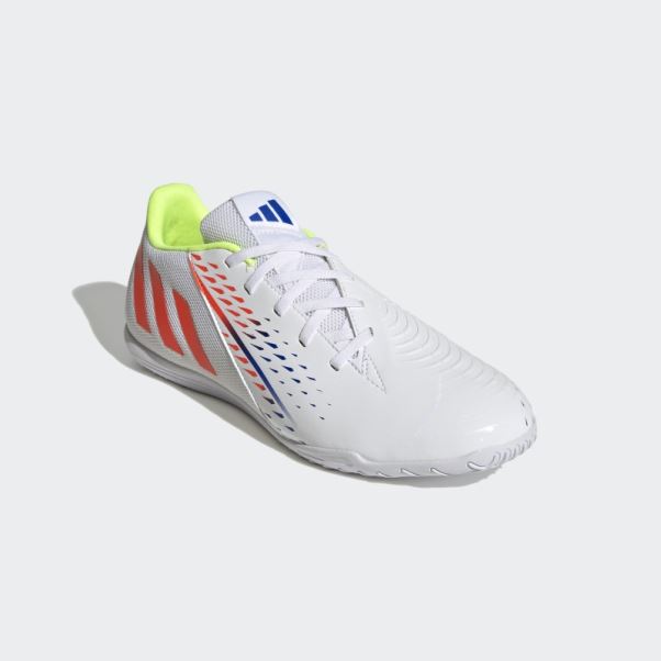 Prédateur Edge.4 Indoor Sala Chaussures Blanc Adidas