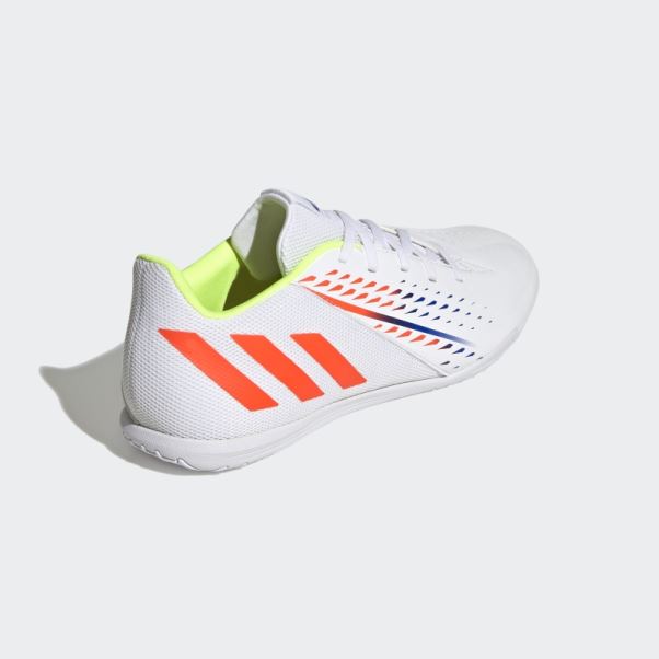 Prédateur Edge.4 Indoor Sala Chaussures Blanc Adidas