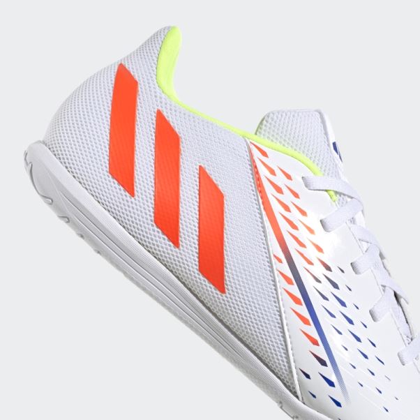 Prédateur Edge.4 Indoor Sala Chaussures Blanc Adidas