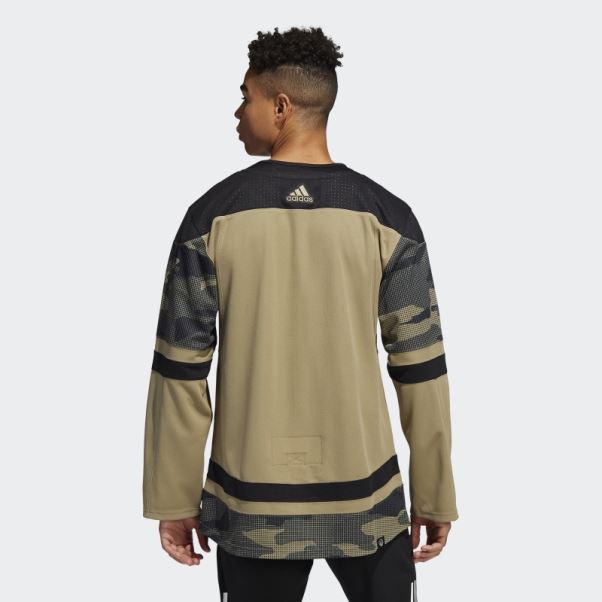 Maillot Camo Oilers Adidas Orbite Vert