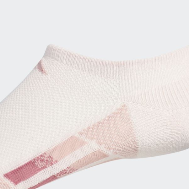 Chaussettes Invisibles à Rayures Superlite 3 Paires Adidas Rose Clair