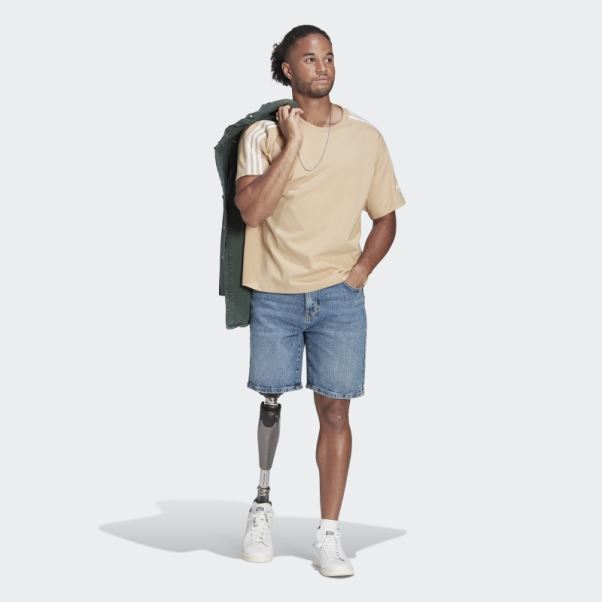 T-shirt Beige Adidas Adicolor Parley (neutre)