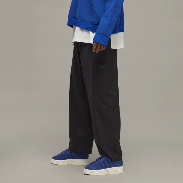 Adidas Y-3 Pantalon De Jogging Droit En Laine Raffinée