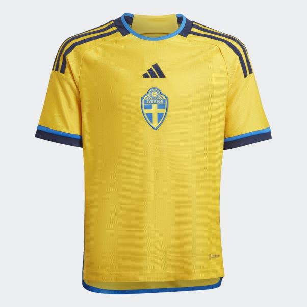 Maillot Domicile Sweden 22 Adidas Eqt Jaune