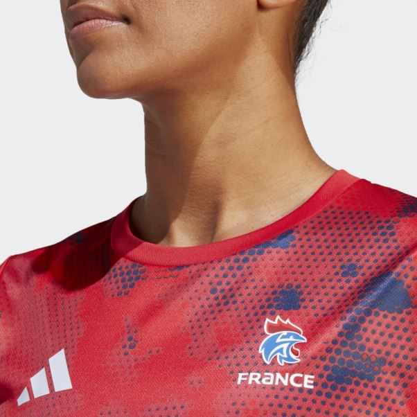 T-shirt Adidas Handball France Rouge
