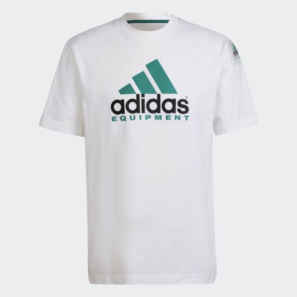 Tee Shirt Logo Eqt Blanc Adidas