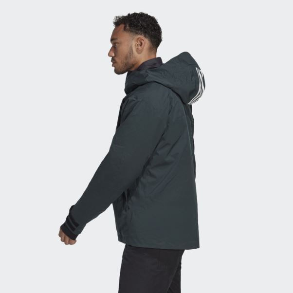 Veste Trois En Un Adidas Resort Vert