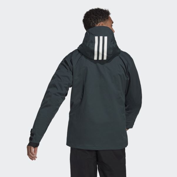 Veste Trois En Un Adidas Resort Vert