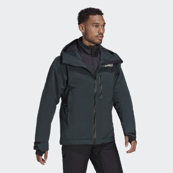 Veste Trois En Un Adidas Resort Vert