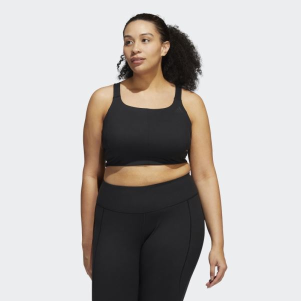 Soutien-gorge Coreflow Medium-support (taille Plus) Noir Adidas