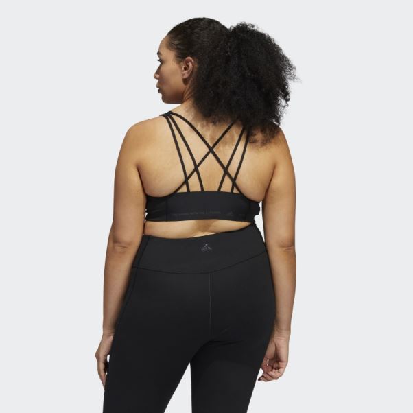 Soutien-gorge Coreflow Medium-support (taille Plus) Noir Adidas