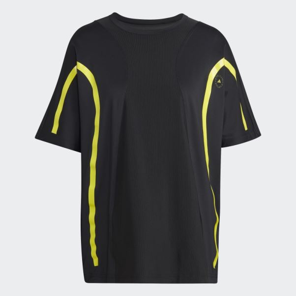 Adidas By Stella Mccartney Truepace Running Loose Tee Noir