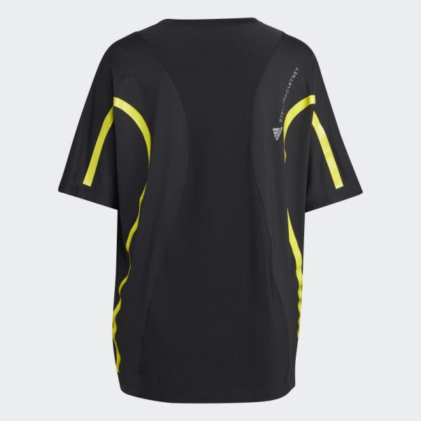 Adidas By Stella Mccartney Truepace Running Loose Tee Noir