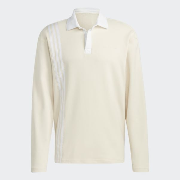 Adidas Rifta Metro Maillot De Rugby Manches Longues Blanc