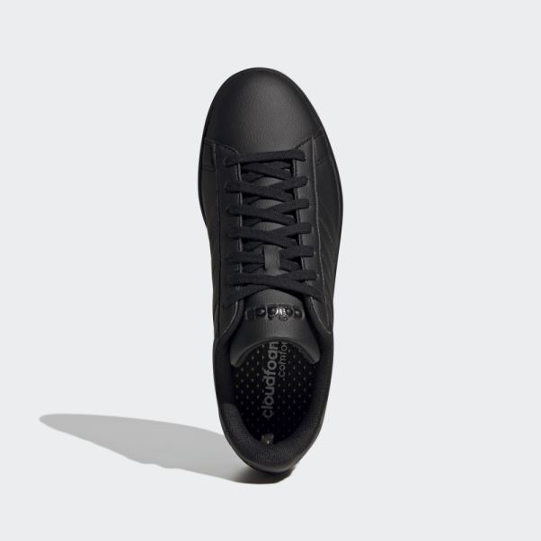 Adidas Grand Court Cloudfoam Confort Chaussures Noir