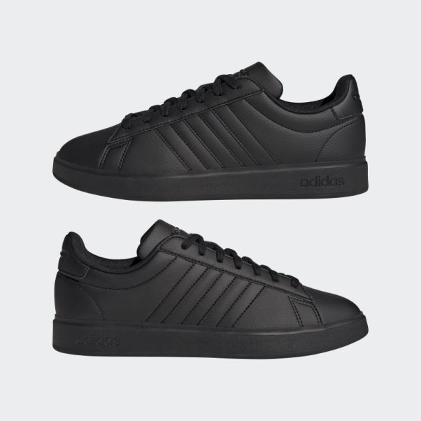 Adidas Grand Court Cloudfoam Confort Chaussures Noir