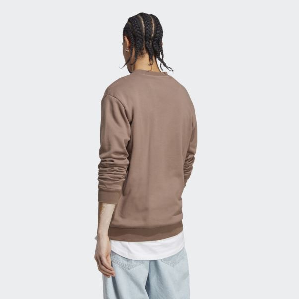Sweat Ras Du Cou à Monogramme Graphique Adidas Terre