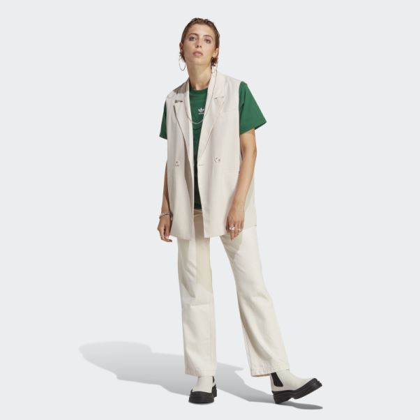 Tee Shirt Adicolor Essentials Regular Vert Foncé Adidas